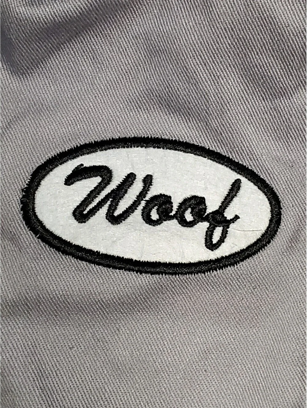 Harley-Davidson Dog Mechanic Work Shirt Size Small Gray Woof 2010